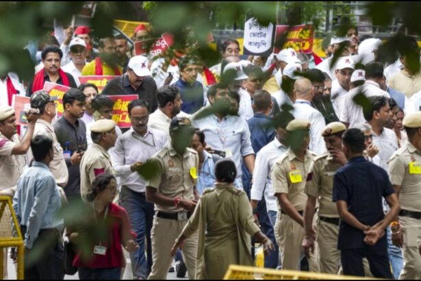 Protest against SIR